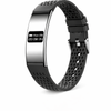 Smart Fitness Bracelet for Men & Women | HRV Stress Monitor & Pedometer | Android & iOS Black SIlver