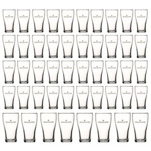 Crown Nucleated Headmaster Beer Conical Glasses 425ml | Set Of 48