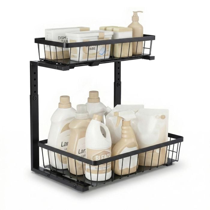 Artiss Under Sink Organizer Black