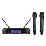 Sonken WM-4000D - PRO 200 Channel UHF Wireless Microphones (2) and Receiver Unit