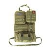 Catzon Tactical Car Seat Back Storage Bag 5 Detachable Pockets-green