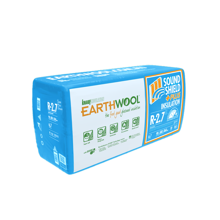 Earthwool R2.7 SHD 90mm x 430mm x 1160mm 5.0m² Insulation SoundShield Wall Batt - Pack of 10