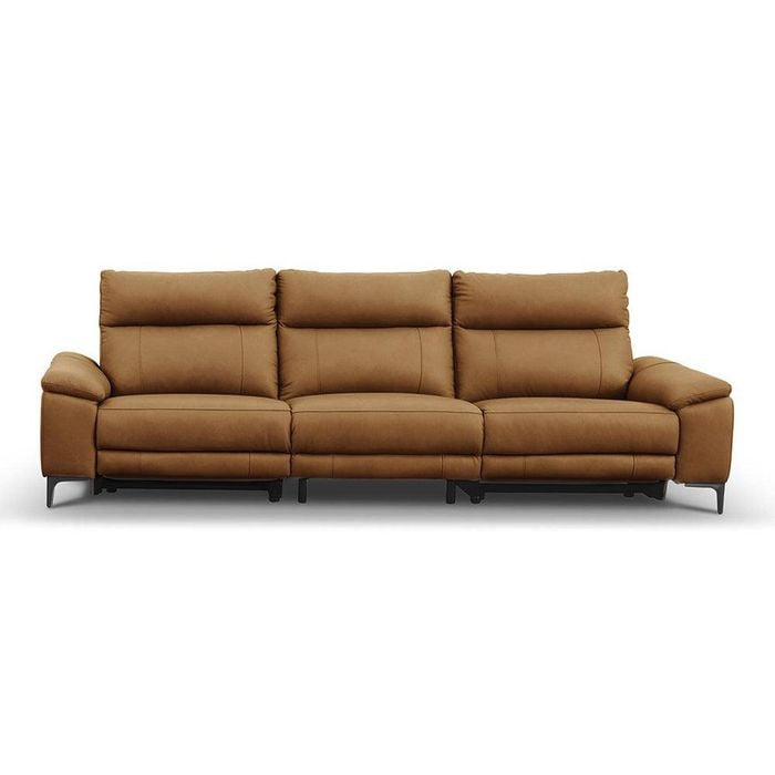 Waldorf Powered 3 Seater Recliner Tan
