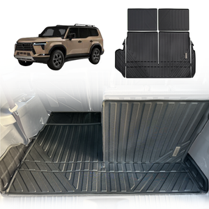 AUSGO Boot Liner for Lexus GX550 7-Seat 2024-Onwards 3-Piece Set Cargo Trunk Mat Boot Mat