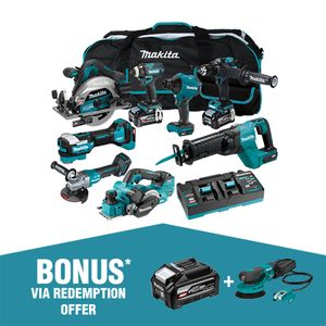 Makita XGT 40V Brushless 8 Piece Combo Kit
