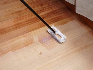 DIY Step Image - How to seal timber floors . Blob storage upload.