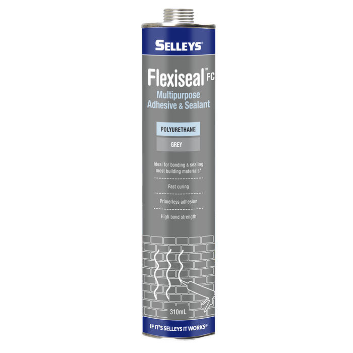 Selleys 310ml Grey Flexiseal  FC Polyurethane Construction Sealant And Adhesive