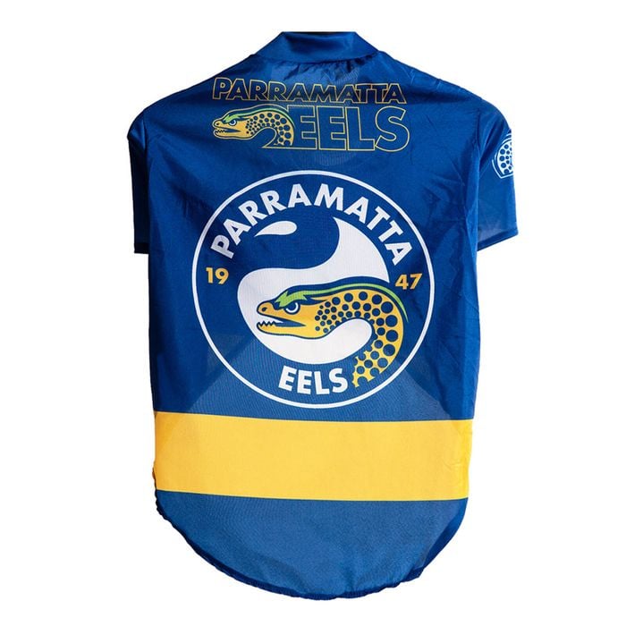 NRL Parramatta Eels Pet Dog Sports Jersey Clothing M