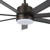 Eglo Tourbillion Fan Light 18w Led Tri-col Oil Rubbed Bronze