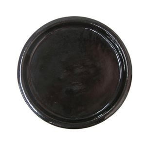 Northcote Pottery Small Black Primo Mod Egg Garden Saucer