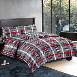 Luxor Double Prague Design Cotton Soft Quilt Doona Duvet Cover Set