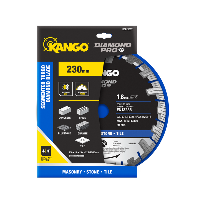 Kango 230mm Segmented Turbo Diamond Saw Blade