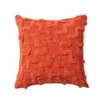 Accessorize Bedroom Collection 45cm x 45cm Burnt Orange Janni Filled Cushion
