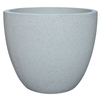 Northcote Pottery 25 x 19cm Small White Terrazzo Egg Pot