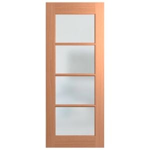 Hume 2040 x 870 x 40mm External Door Joinery Translucent Glass JST4 - 870mm