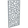 ProtectorAl 300-1200w x 1201-2400h Silver Brushed/Gloss White Riverstone Unframed Composite Deco Panel