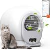 Advwin Automatic Self-Cleaning Cat Litter Box with WiFi App Control/Odor-Removal 65L Extra Large Smart Cat Litter Box