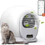 Advwin Automatic Self-Cleaning Cat Litter Box with WiFi App Control/Odor-Removal 65L Extra Large Smart Cat Litter Box