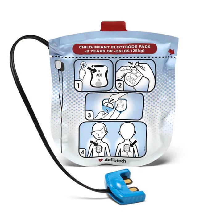 Defibtech Pediatric Defibrillation Pads - (Lifeline VIEW/ECG/PRO only)