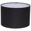 Verve 30cm Alix Drum Lamp Shade - Black 