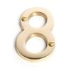 Sandleford 75mm Brass Numeral 8