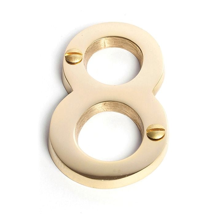 Sandleford 75mm Brass Numeral 8