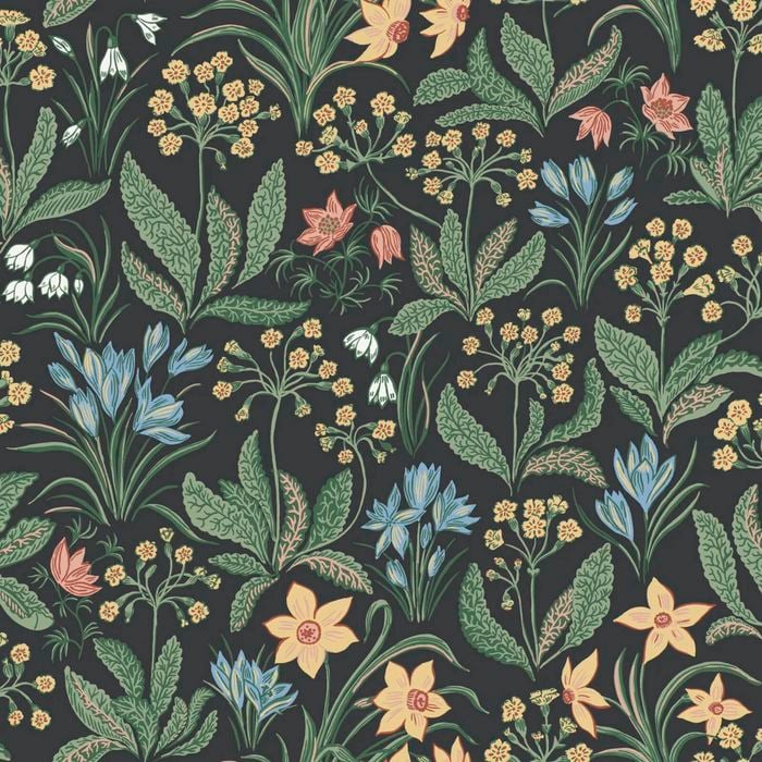 Wallpaper Trader Huset I Solen Wallpaper Roll 10.05m X 53cm, Charcoal