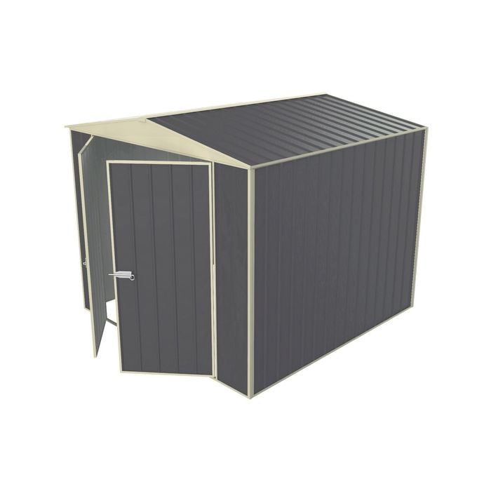 Build-a-Shed 2.3 x 2.3 x 2.3m Gable No Side Doors Shed - Grey
