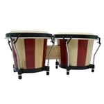 Freedom 6" & 7" Bongo Drums Striped