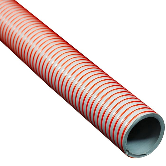 Icon Plastics 50mm x 6m Candy Grey Suction Pump Hose