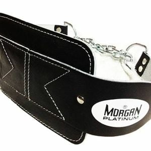 Morgan 'platinum' Leather Dipping Weight Belt