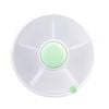 GoBe Original Round Snack Spinner Food Storage Container 16.5cm Green 3y+