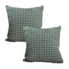 SOGA 2 Pack Subtle Green Foliage Throw Pillow 45cm