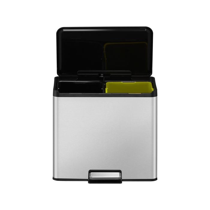 Eko Twin Pedal Bin 15L + 15L Stainless Steel