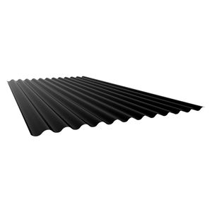 Armorsteel 845 x 0.4mm Ebony Corrugated Roofing Steel L/M - Ebony