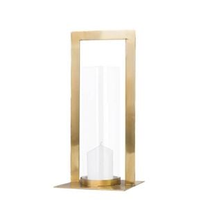 Ssh Collection Toren 41cm Tall Hurricane Lamp - Antique Brass