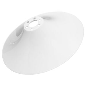 HPM 250mm White Traditional Fixed Batten Shade