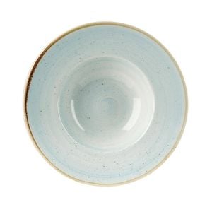 Churchill Stonecast Round Wide Rim Bowl Duck Egg Blue 240mm Ceramic Dining Tableware