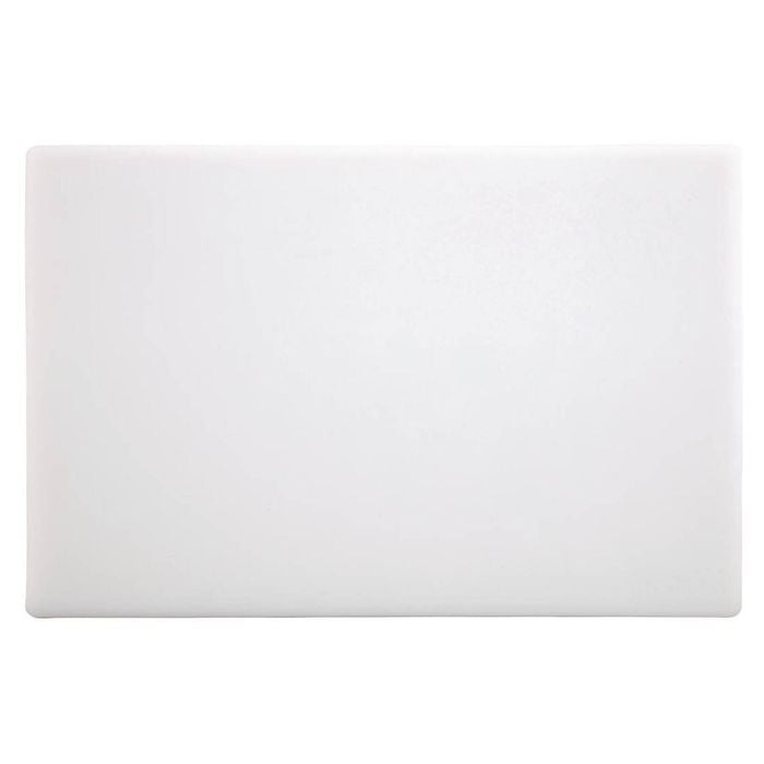 Hygiplas Chopping Board Low Density White 450x300x10mm Commercial Kitchen Food Prep