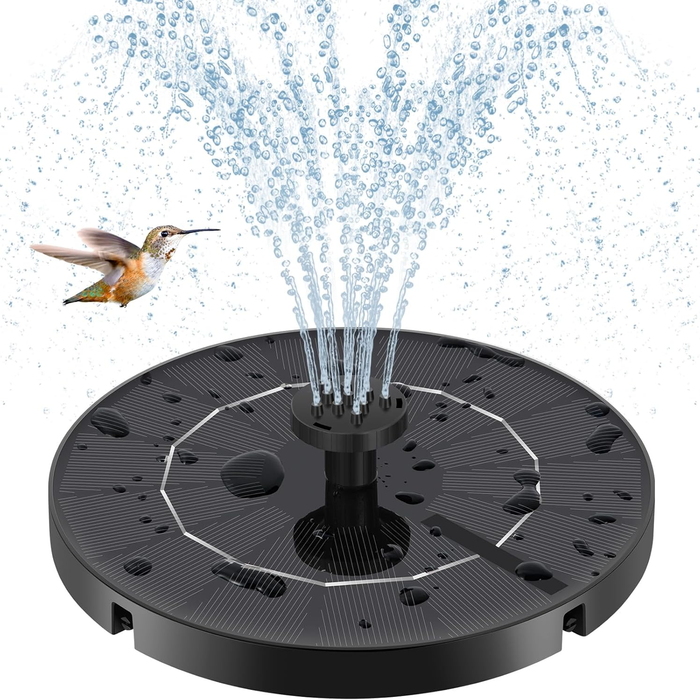 Solar Water Fountain 6V/1.2 W with 6 Nozzles