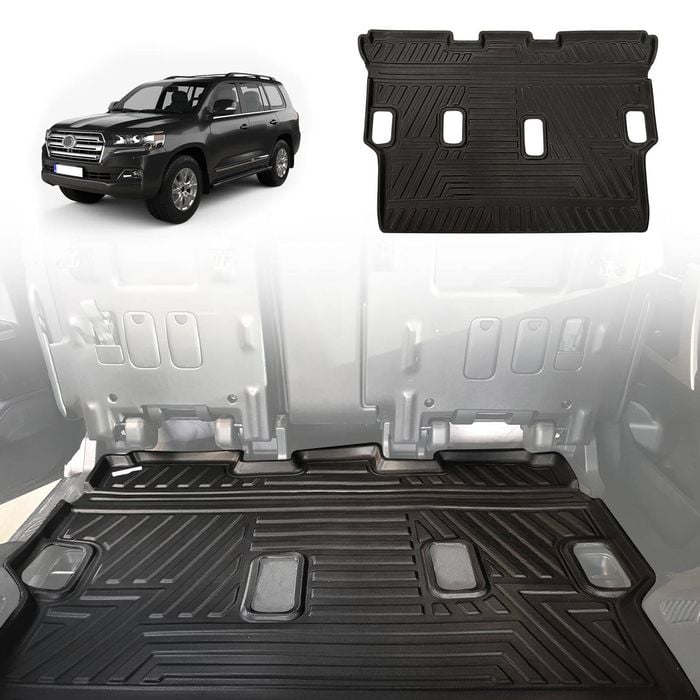 AUSGO Third Row Floor Mat for Toyota Land Cruiser Landcruiser 200 Series LC200 2007-2021 Car Liner Mat