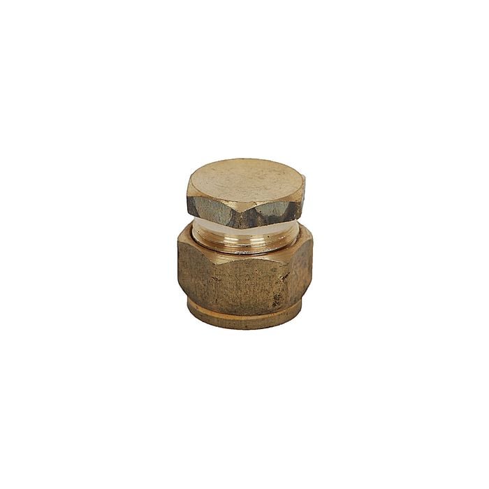 Brasshards 15mm Brass Compression Stop LF