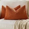 Gioia Casa 2-Pack Bubble Corn Cushion Covers 30cm x 50cm - Terracotta