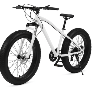26 X Large Fat Tyre Bicyle mountain bike Full Suspension 21 speed white