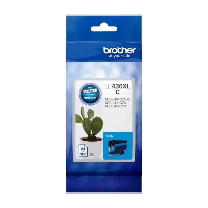 Brother Brother LC436XL Cyan Ink Cartridge High Yield Toner LC-436XLC