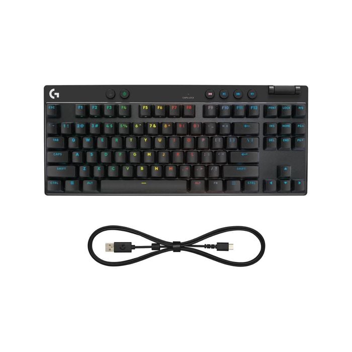 Logitech G PRO X TKL RAPID Gaming Keyboard (Magnetic Switches) (Black)