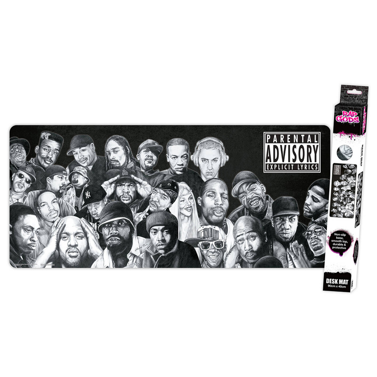 Music Rap Gods Tribute Hip Hop XXL Gaming Computer Mouse Mat/Pad ...