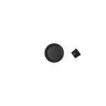 Delf Trade Matt Black Round Passage Cavity Sliding Door Set