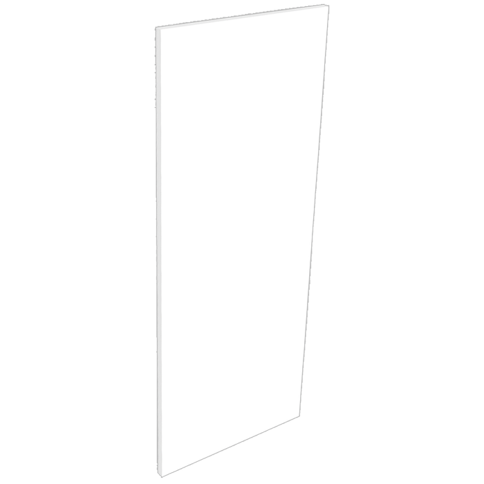 Lugna 1024 x 400 x 16mm White End Panel