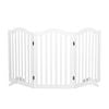 Pawz 3-Panel Foldable Pet Gate White